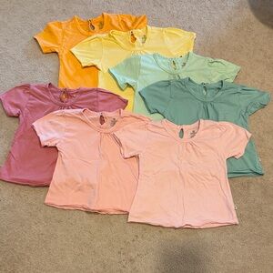 Honest Rainbow Toddler T-Shirts Set